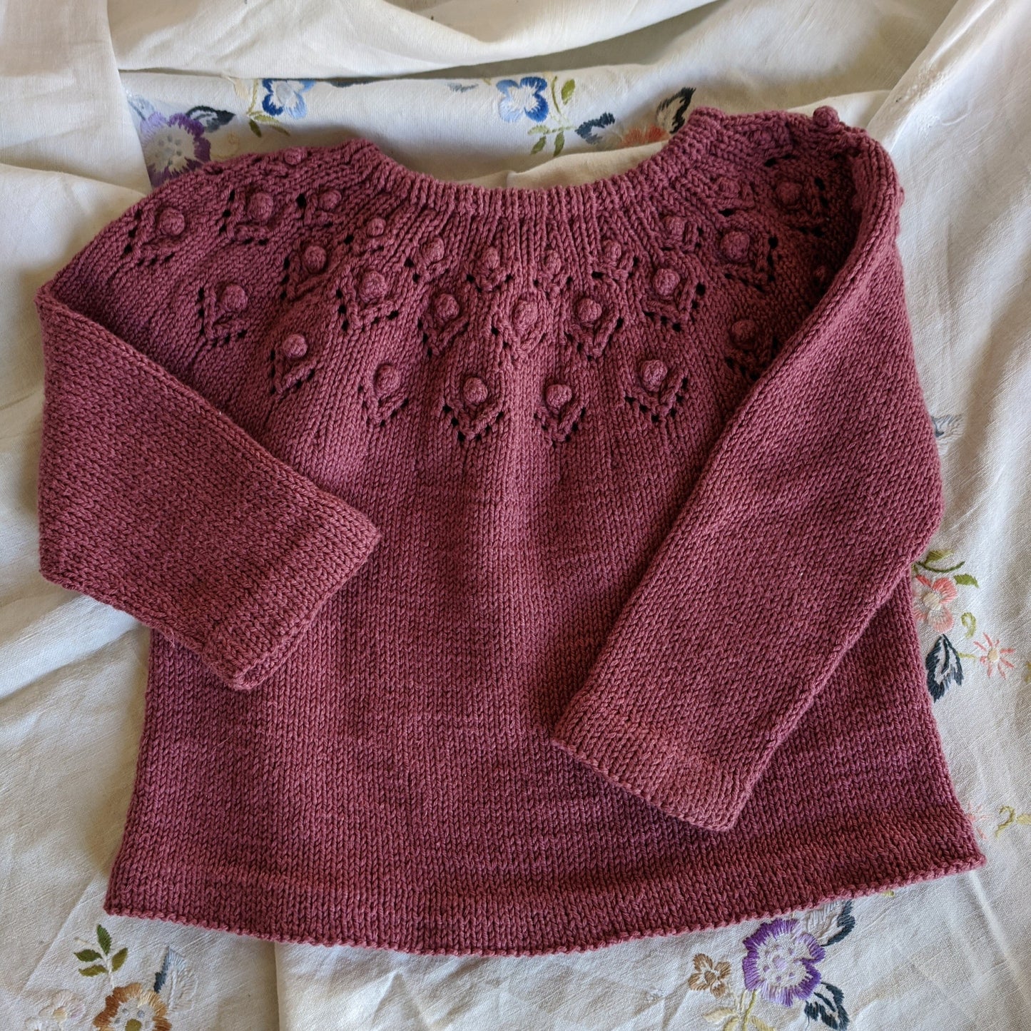 Blomsterkrans Sweater Baby