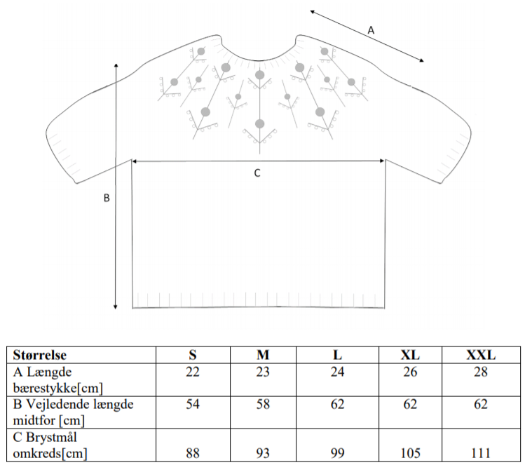 Blomsterkransbluse Mysize