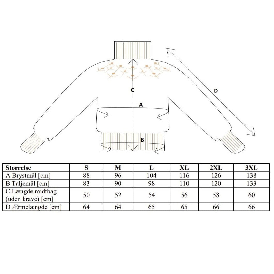 Blomsterkrans Sweater voksen