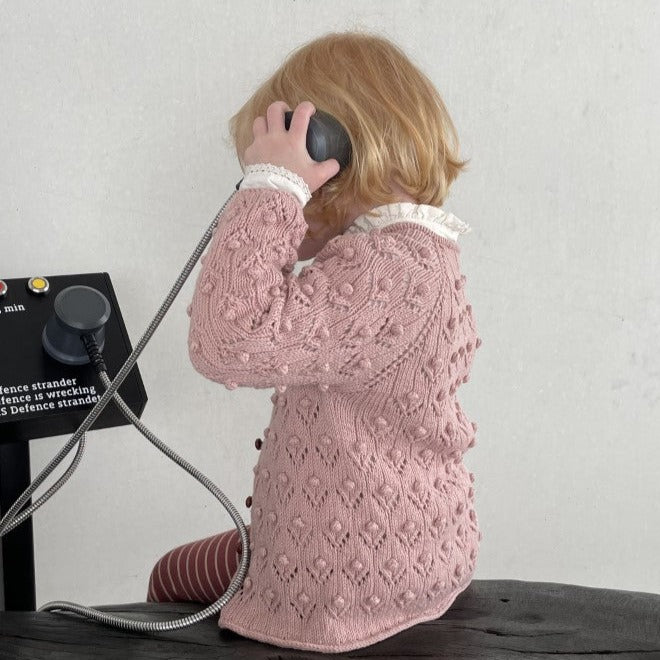 Blomstret cardigan